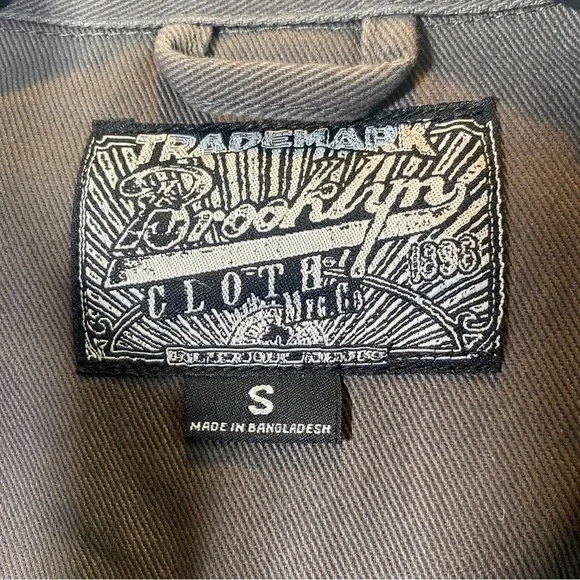 TRADEMARK BROOKLYN Cloth Co Jacket Mens S Gray worldwide tour limited edition - Picture 11 of 11